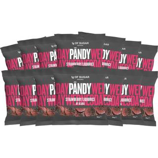 Pändy Candy, Strawberry/Liquorice, 14-pack