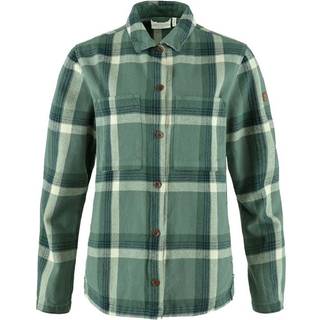 Fjällräven Women's Singi Flannel Overshirt Patina Green-Deep Patina, M