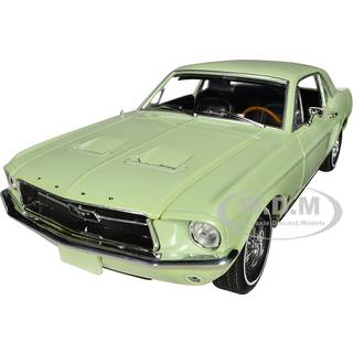 1967 Ford Mustang Coupe Limelite Green Metallic """" She Country Special - Bill Goodro Ford Denver Colorado """" 1/18 Diecast Model Car af Greenlight