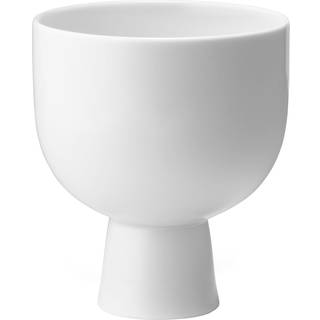 Malmö Porslin Pi Vinglas 11 Cm - Bægre & Pokaler Porcelæn Hvid - CSA.06