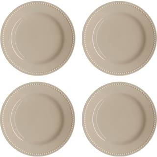 Scandi Living Dots lille tallerken 22 cm 4 stk. Beige