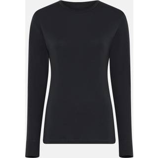 Langærmet t-shirt | 100% merino uld | Sort