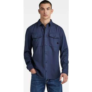 Marine Slim Shirt - Dark blue - Men