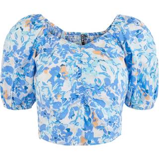 Pieces dame top PCSHADOW - Tanager Turquoise Flower - L