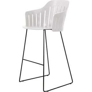 Cane-Line - Choice barstol stel m/meder OUTDOOR Black, varm galvaniseret stål