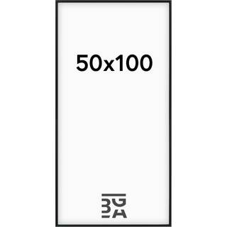 Ramme Galeria Sort 50x100 cm