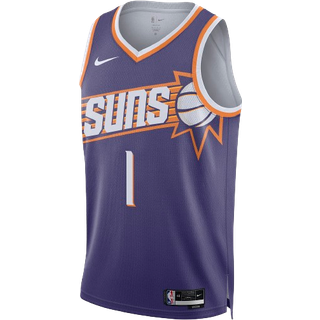 Phoenix Suns 2023/24 Icon Edition Nike Dri-FIT NBA Swingman-trøje - lilla - L