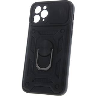 Defender Etui med mobilring til Motorola Moto E13 - Sort