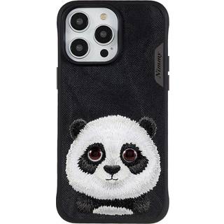 iPhone 14 Pro Hybrid Plastik cover m. print - Sød Panda