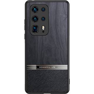 Stødsikkert mobilcover med træmotiv til Huawei P40 Pro+