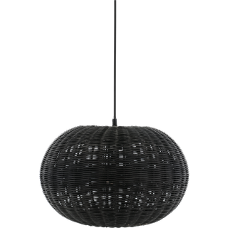 Werna Pendel fra Villa Collection - Sort farve - Naturrattan