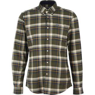 Barbour Men's Barbour Shieldton Tailored Fit Olive/Forest Mist, L