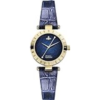Vivienne Westwood Exclusive Westbourne II Quartz Blue Dial Blue Leather Strap Ladies Watch VV092NVNV