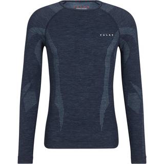 Falke Sport Long Sleeve Wool Tech Shirt Space Blue