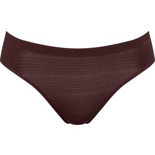Sloggi 2-pak ZERO Motion Ultra High Leg Brief - Brown - Large * Kampagne *