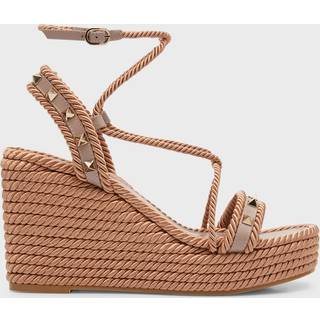 Valentino Garavani Rockstud espadrille sandals - brown - EU 41