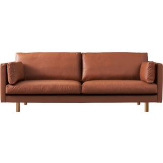 1898 Haga 3-personers sofa Sevilla Cognac 4003, lys eg