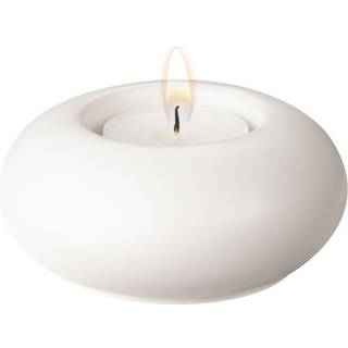 Scandi Living Stone fyrfadsstage Ø9 cm Hvid
