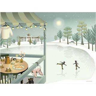 Tilbud: Spar 75% - Ice Skating - Plakat 30x40 cm fra ViSSEVASSE