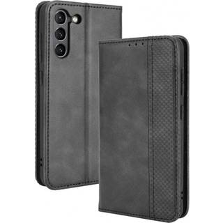 Pung Stand Flip Telefontaske til Samsung Galaxy S21 FE 5G - Sort