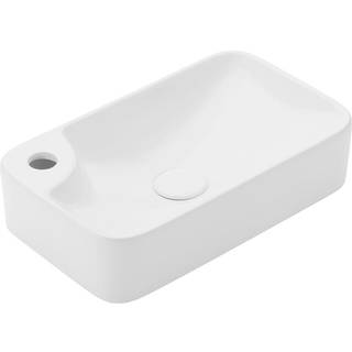 Tvättställ Rektangulär Tia Vit Blank 44 cm