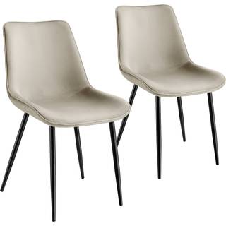 Stole Monroe velour look - creme,Sæt med 2 stk.