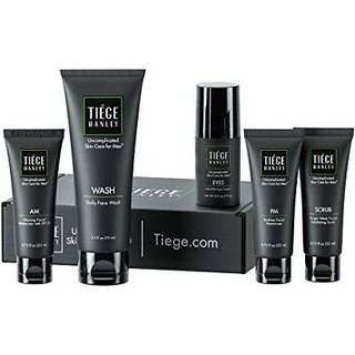 Tiege Hanley Level 2 Avanceret Herre Hudplejesæt - 30-dages rutine: Ansigtsrens, Ansigtsscrub, SPF20 Morgencreme, Aftencreme, Øjenserum