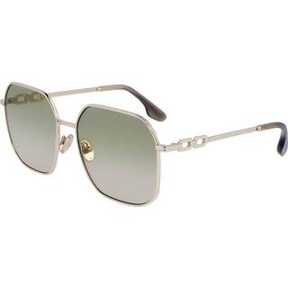 Victoria Beckham Kvinde VB232S 756 Solbriller Metal Gul Guld Geometrisk Fotokromatisk