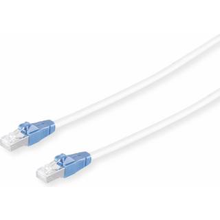 Cat 6a S/FTP LSZH "Easy pull" Netværkskabel - Hvid - 1 m