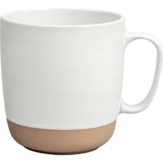 Scandi Living Fossil krus 35 cl hvid