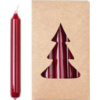 Broste Copenhagen Broste juletræslys glossy Ø1,2x10,2 cm 20-pak Burgundy
