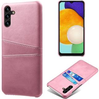 SKALO Samsung A54 5G PU-læder Kortholder Cover - Rosa guld