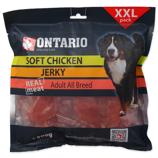 ONTARIO Snack Blød kylling jerky 500g