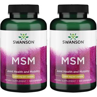MSM Methylsulfonylmethane, 1000mg - 120 kapsler
