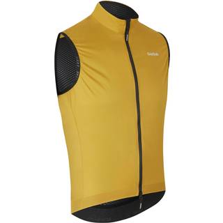 GripGrab PACR vindtæt cykelvest Mustard Yellow herre - Størrelse Large