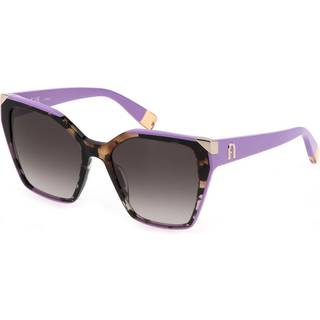 Furla SFU686V 03KA 54 Solbriller Kvinder Tortoiseshell - Dark Tortoise Purple - 54mm