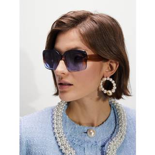Kate Spade Bellamy/S YRQ/GB 52 Solbriller Kvinder Blue - Transparent Blue Red - 52mm