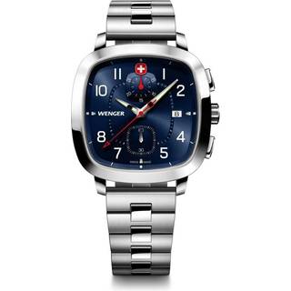 Wenger 01.1933.111 Herrenuhr Vintage Sport Chronograph 40mm 5ATM