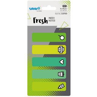 D.Rect Indexing tabs 12x45mm 5x25pcs Office