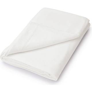 Helena Springfield Helena Springfield White Brushed Plain 100% Cotton Dye Flat Bed Sheet