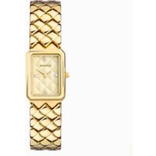 Sekonda 40559 Lunar Gold Tone Quilted Bracelet Watch - W32421