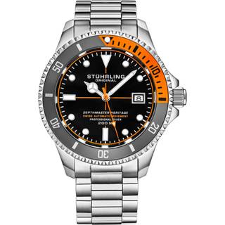 Stührling Swiss Movement Automatic Depthmaster 883H.02 - Herre - 42 mm - Analog - Automatisk - Mineralglas