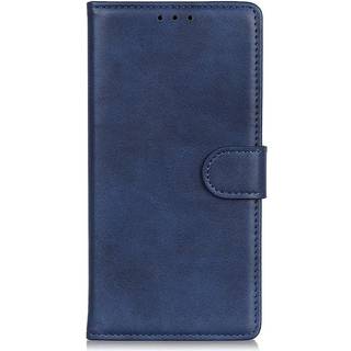 Motorola Moto G Pro Kunstlæder Cover m. Kortholder - Blå