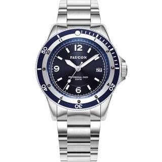 Faucon Diver F10028 - Herre - 42 mm - Analog - Quartz - Safirbelagt Mineralglas