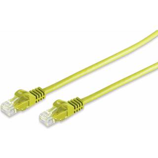 Cat 7 U/UTP Netværkskabel - Gul - 0.50 m
