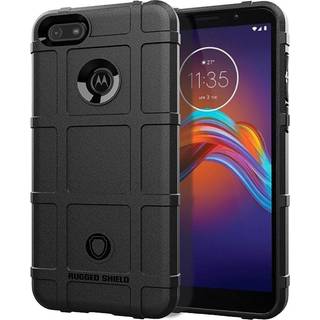 Motorola Moto E6 Play Rugged Shield Cover - Sort