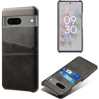 SKALO Google Pixel 7a PU-læder Kortholder Cover - Sort
