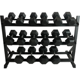 Odin 340kg Hex Set PAKKETILBUD (8 sæt håndvægte + rack)