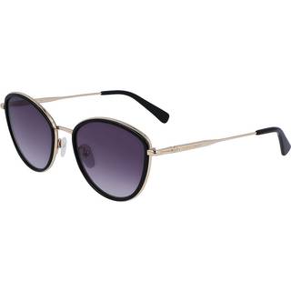 LONGCHAMP Kvinde LO170S 728 Solbriller Metal Guld Grå Cat Eye Normal Normal