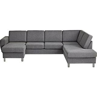 Rom Nordic venstrevendt u-sofa - antracit